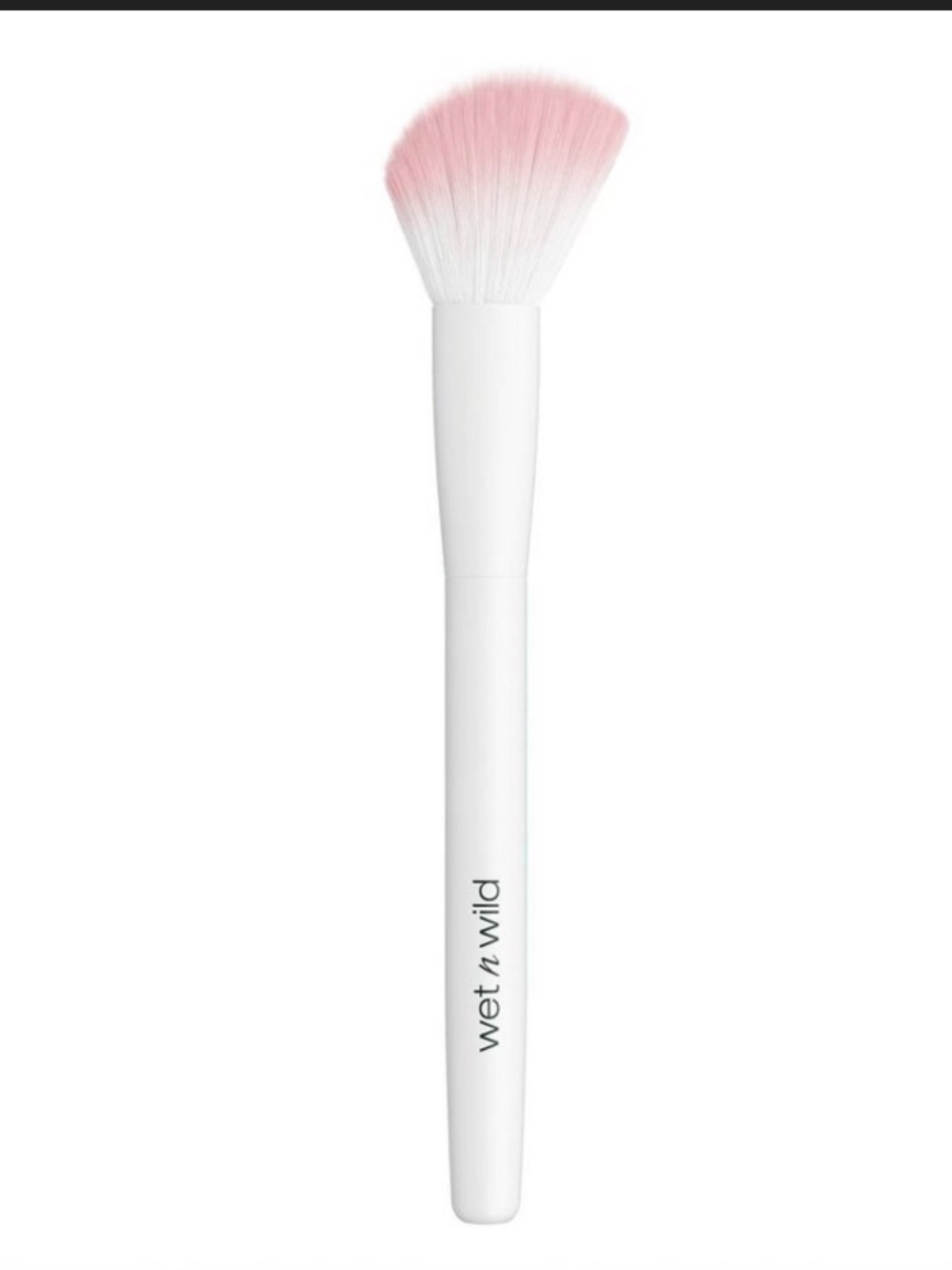 wet n wild White Handle Contour Brush with Pink-Tipped Bristles NWT